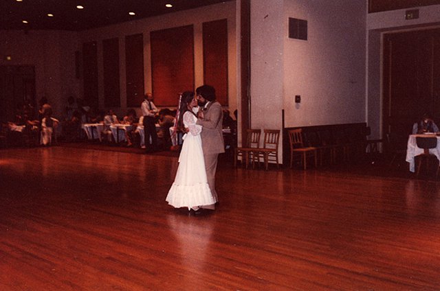 Wedding dance at the St. Claire Hotel 