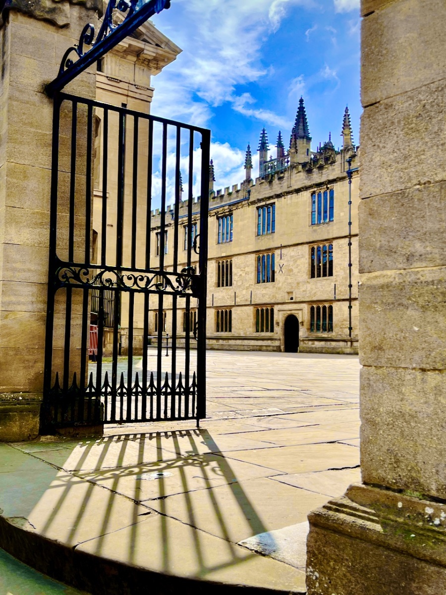 Open Gate to the Bodleian Library
